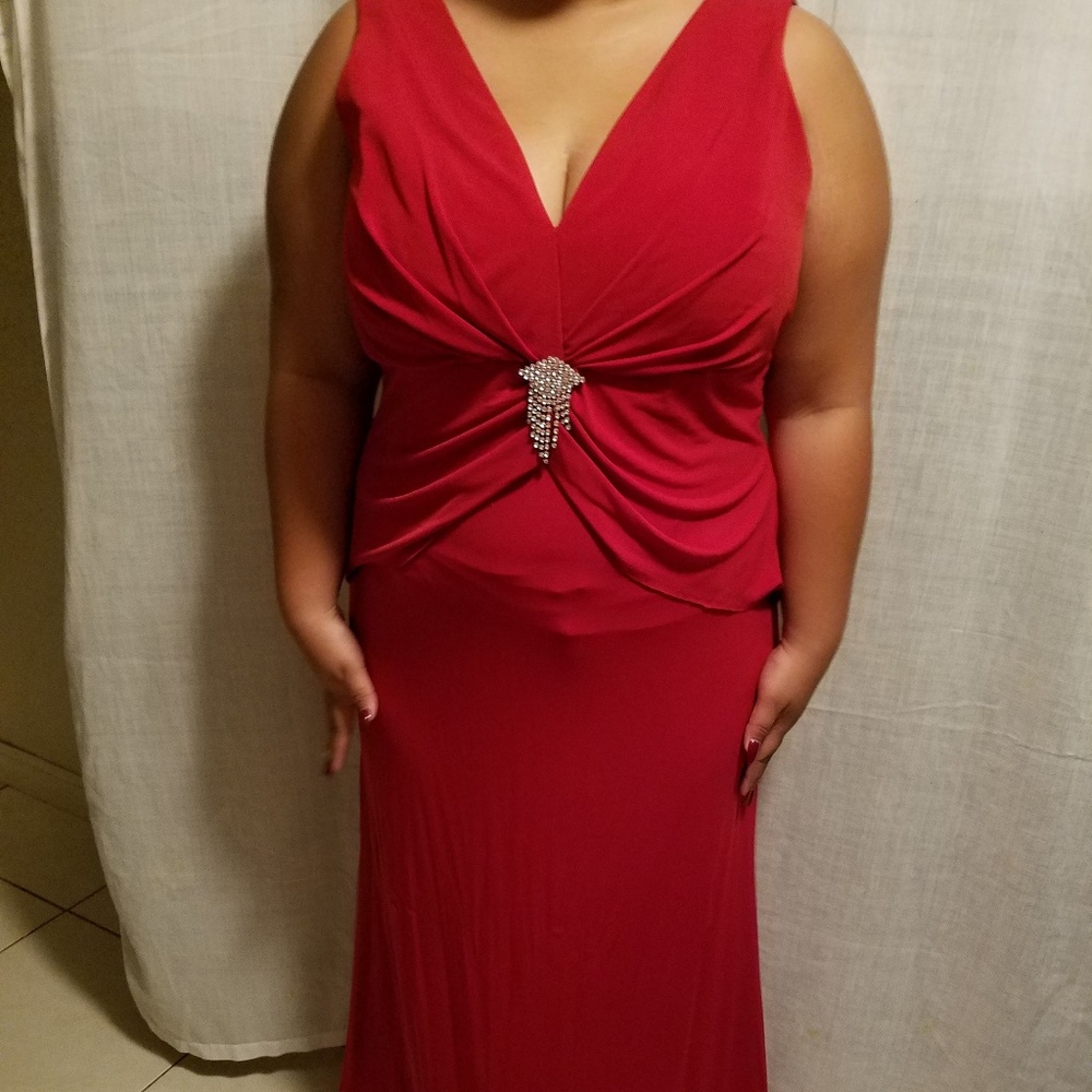 Red dress